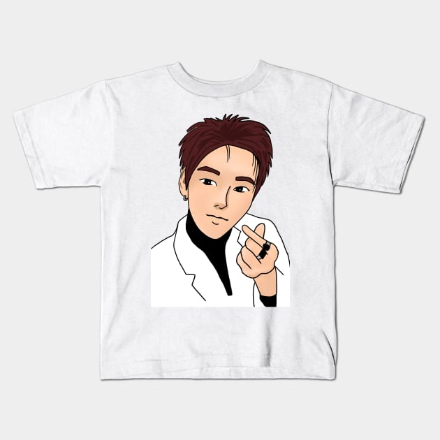 EXO Xiumin Kids T-Shirt by zobotato